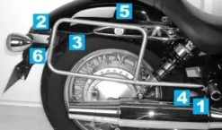 Hepco & Becker Side Carrier Honda VT 750 Shadow Spirit