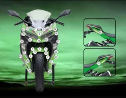 Eazi-Grip Motorcycle Paint Protection Kawasaki Ninja 400 2023-