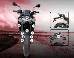 Eazi-Grip Motorcycle Paint Protection Kawasaki Z900 2020-