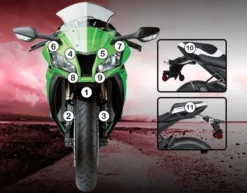Eazi-Grip Motorcycle Paint Protection Kawasaki ZX-10R 2011-2015