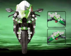 Eazi-Grip Motorcycle Paint Protection Kawasaki ZX-10RR 2021-
