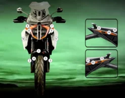 Eazi-Grip Motorcycle Paint Protection KTM 1290 Super Duke GT 2021-