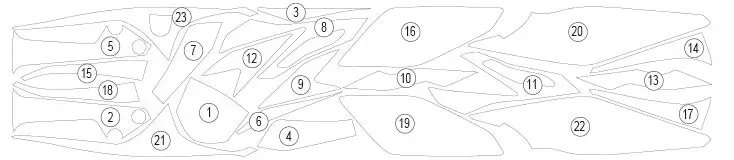 Eazi-Grip Motorcycle Paint Protection Suzuki GSX-8S 2023- 4 Eazi-Grip Motorcycle Paint Protection Suzuki GSX-8S 2023- - Image 2