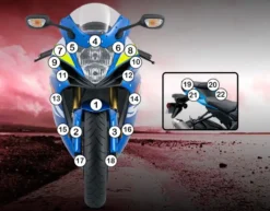Eazi-Grip Motorcycle Paint Protection Suzuki GSX-R600 / GSX-R750 2011-2018