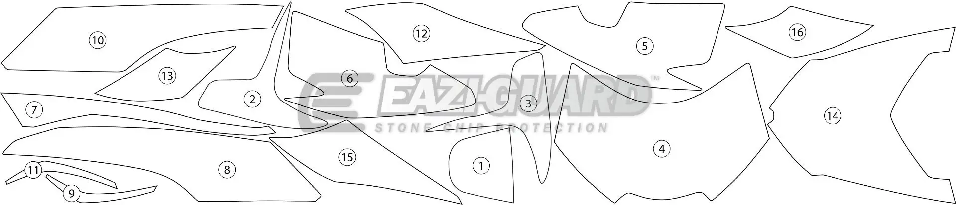 Eazi-Grip Motorcycle Paint Protection Triumph Speed Triple 1050 2016-2017 4 Eazi-Grip Motorcycle Paint Protection Triumph Speed Triple 1050 2016-2017 - Image 2