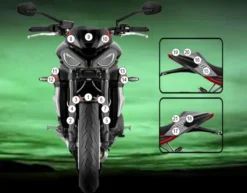 Eazi-Grip Motorcycle Paint Protection Triumph Street Triple 2020-2022