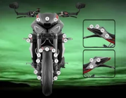 Eazi-Grip Motorcycle Paint Protection Triumph Street Triple 765 RS 2020-2022