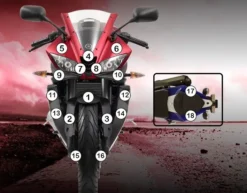 Eazi-Grip Motorcycle Paint Protection Yamaha YZF-R125 2014-2018