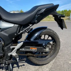 Pyramid Rear Hugger Honda NX 500 2024- -Motorcycle Accessories Store pyramid hugger gloss black honda cb 500 f 2022current huggers 071976b 3