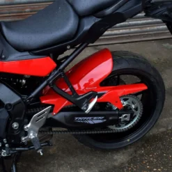 Pyramid Rear Hugger Yamaha Tracer 9 / GT 2021-/ XSR900 2022- -Motorcycle Accessories Store pyramid hugger yamaha tracer 9 gt 2021 redline 6 1