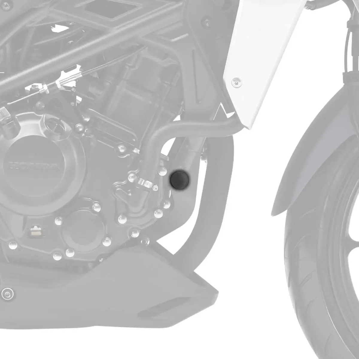 Pyramid Plastics Frame End Caps Honda CB125R / CB300R 2018- 4 Pyramid Plastics Frame End Caps Honda CB125R / CB300R 2018- - Image 2